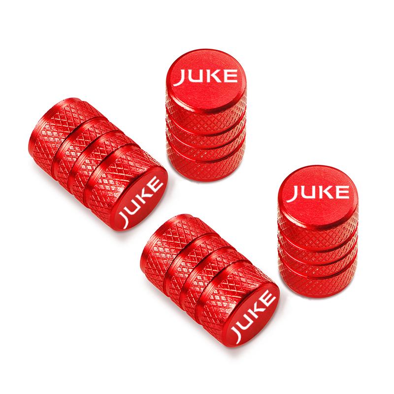 Yxkpz10 For Nissan Juke Accessories 4pcs Car Wheel Tire Valve Caps Tyre Stem Covers Airdust Waterproof