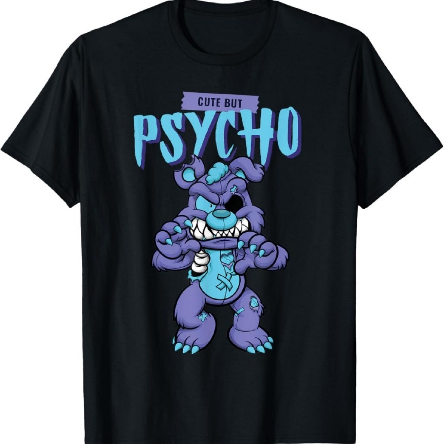 

Cute But Psycho Pastel Goth Horror Movie Fan Halloween T-Shirt XXXXXL чёрный