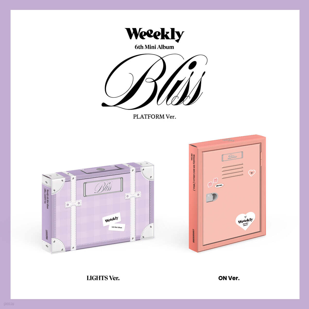 

Weeekly - 6th Mini Album: Bliss [Platform Ver.] [1 out of 2 randomly sent]