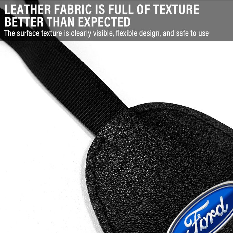 1/2ks Kožené háčky na opěradlo sedadla do auta Přenosný závěsný stojan na tašky Pro Ford Focus Mondeo Kuga Fiesta MK7 Escort Explorer Edge 2 4 MK2 MK4
