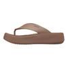 Crocs Fashionable Comfortable Versatile EVA Non-Slip Flip Flops Women Footwear Brown 209410-2Q9