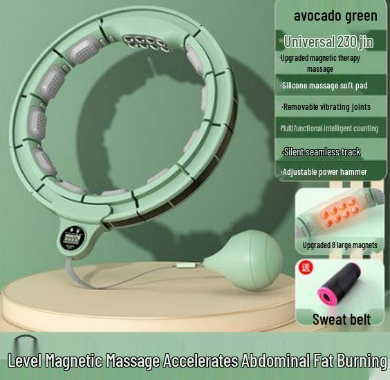 Women's Smart Magnetic Hula Hoop - Detachable, Thickened, Waist-Friendly for Abdomen Reduction and Weight Loss