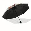 1pc Horse Floral Themed High-quality Umbrella,Automatic Opening and Closing Umbrella,Multi-functional Umbrella G0811320