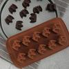 Halloween Mold Baking Cookie Mold Chocolate Wizard Hat Skull Ice Grid DIY Dropper Pumpkin Shape