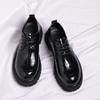 Men's Leather Shoes Men's Thick-soled Height-increasing British Wedding Groom Suit Shoes Spring and Autumn Leather Shoes Fashion Large-size Casual Sh