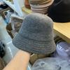 Wool Hat Women's Autumn and Winter Woolen Basin Hat Classic Versatile Retro Face Small Bucket Hat Tide