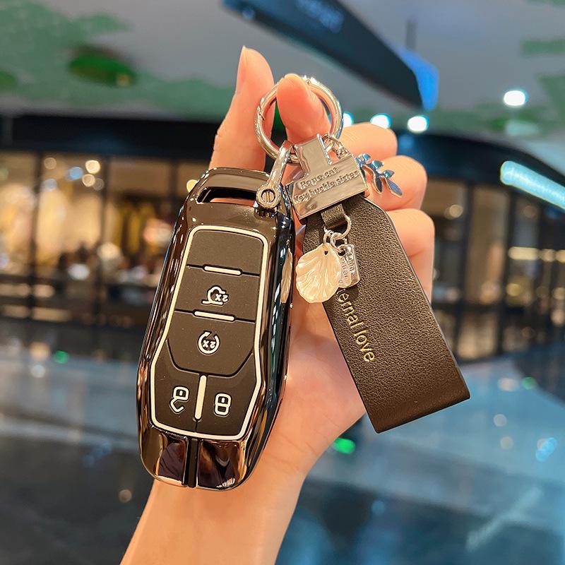 High-End Cobra Metal Key Case for 15-17 Ford Mustang