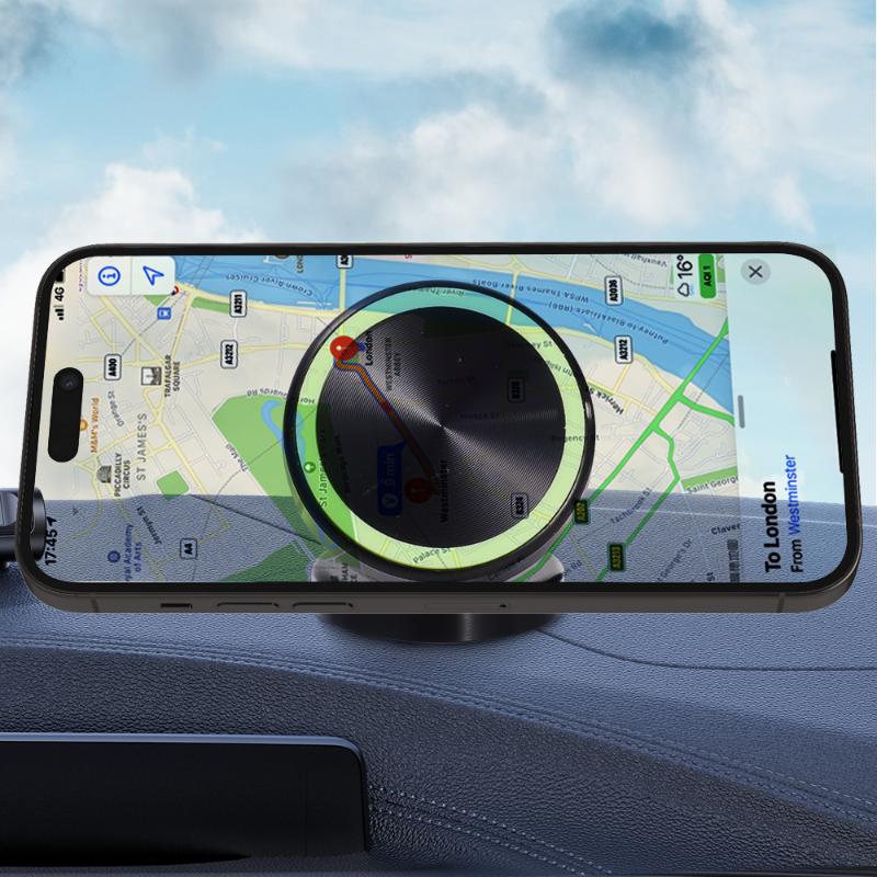 Luminous Car Phone Holder Strong Magnetic Mount Mobile Cell Phone Holder Night Glow Car GPS Support for IPhone 14 Samsung Xiaomi
