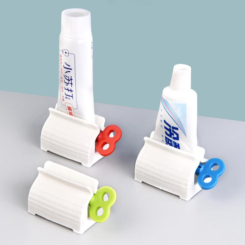 Mini-Zahnpastapresse, manueller Tubenspenderhalter, multifunktionaler Badezimmer-Zahnpasta-Gesichtsreiniger-Presswerkzeug