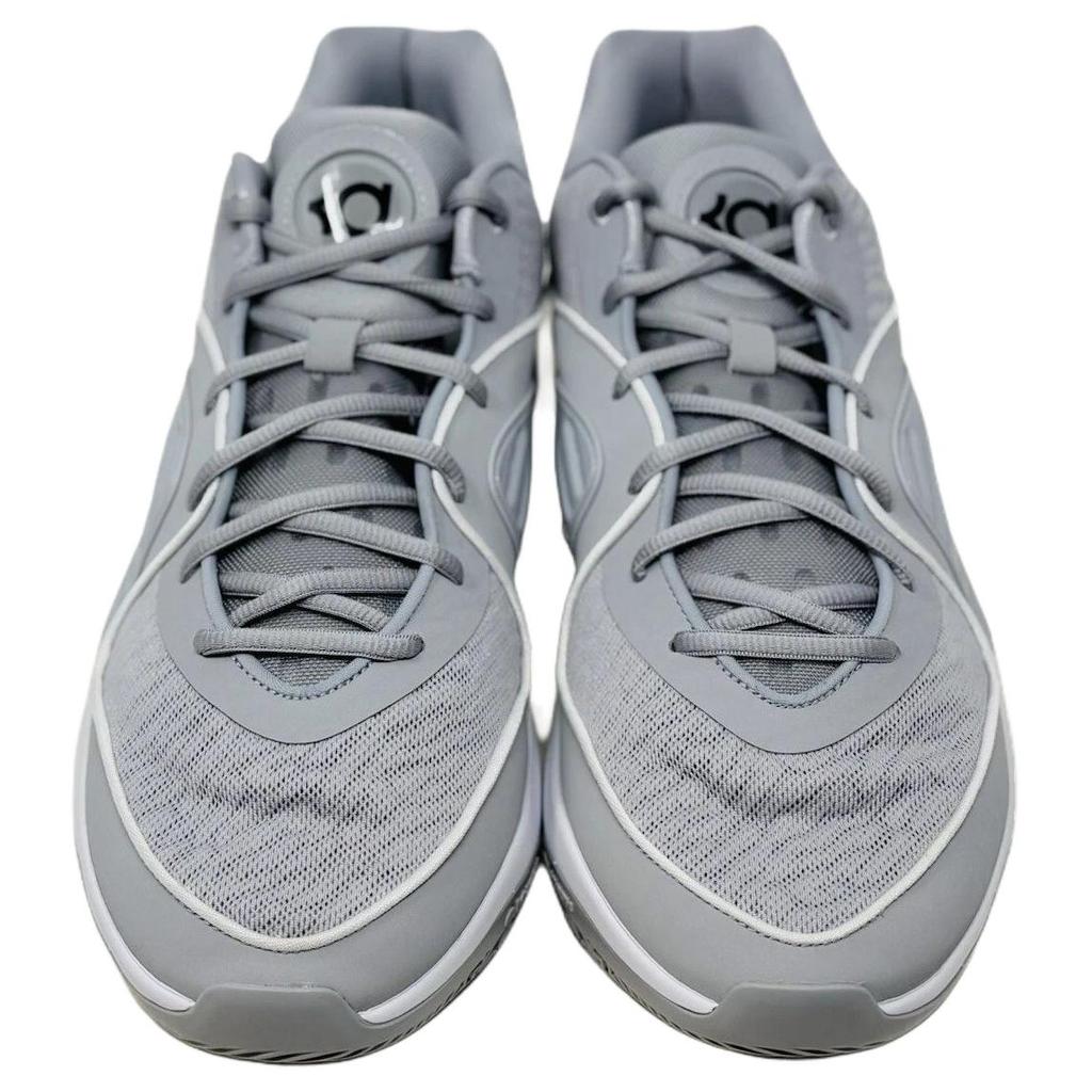Nike KD 16 Slip Resistant Abrasion Resistant Low Top Basketball Shoes Men's White Gray FN7091-003