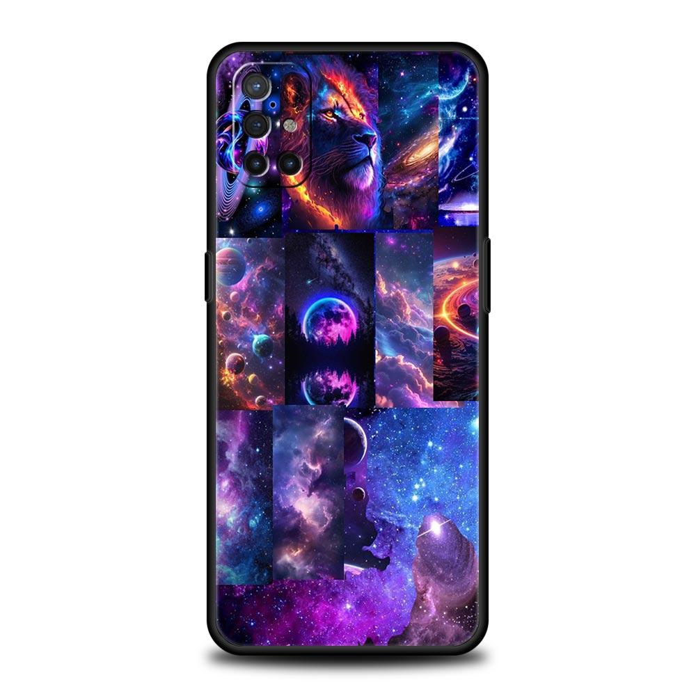 Universe Starry Sky Moon Phone Case For Oneplus 13R 13 12R 11 10T 10R Nord N100 N200 N10 10 9 9R 9RT CE 3 2 Z Pro Soft TPU Cover