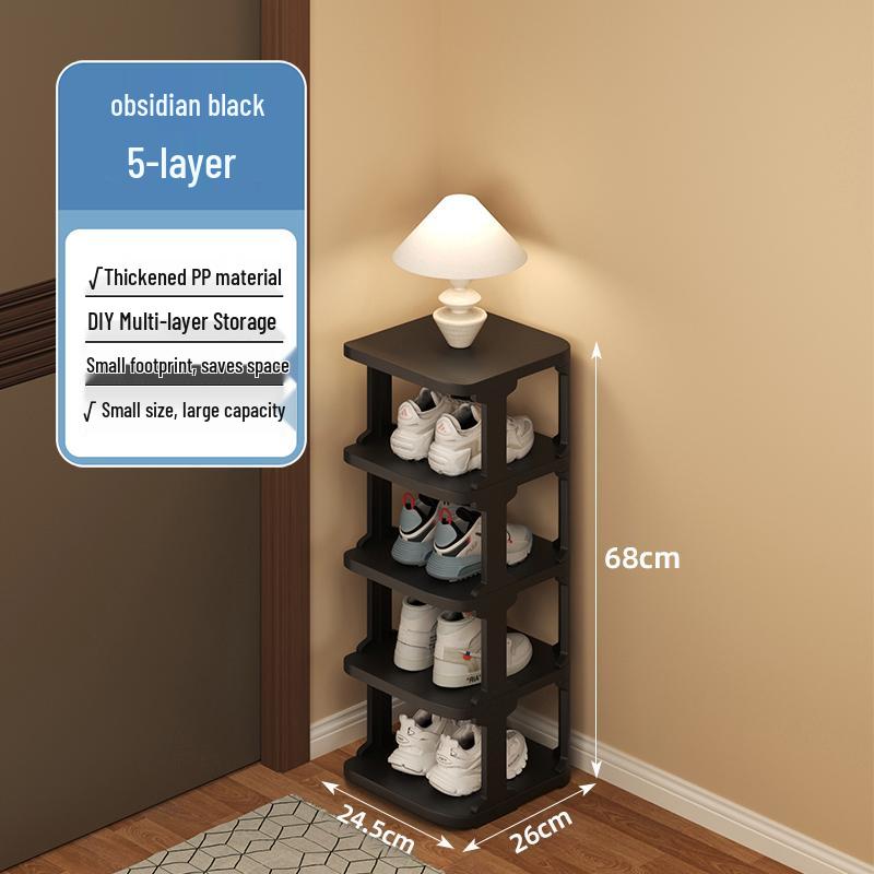 Multi-layer Shoe Rack for Narrow Entrances - Compact Indoor Storage for Dorms & Rental Homes