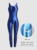 Body da Fitness Scintillante da Donna con Canotta e Leggings 9/10