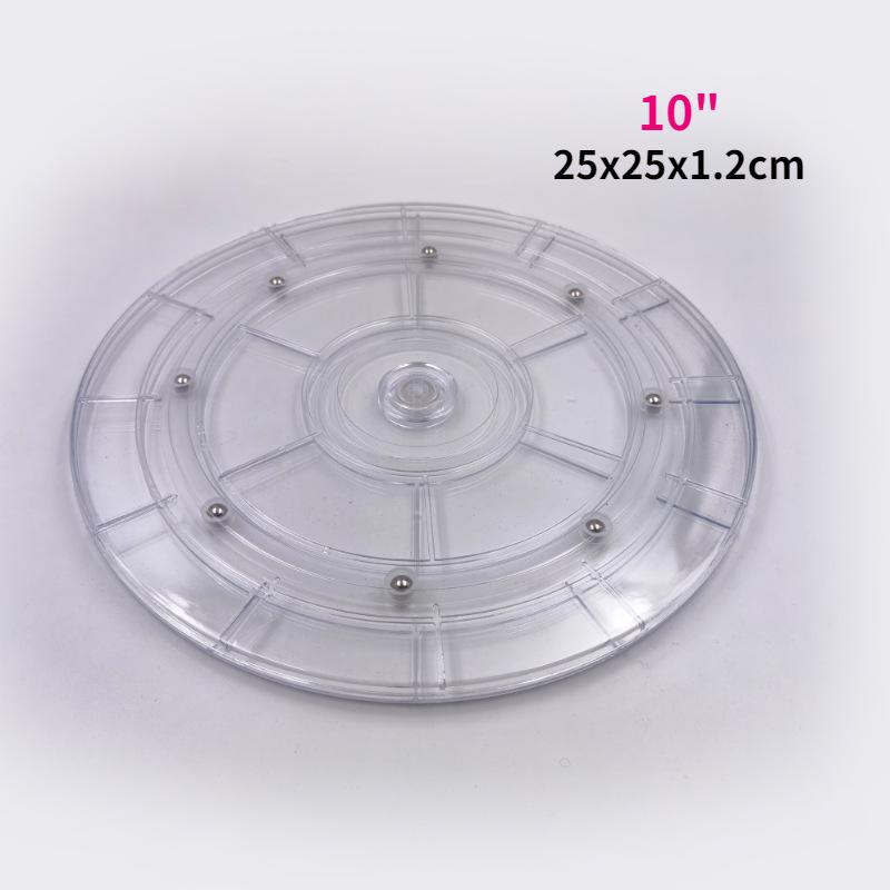 Clear Acrylic 360° Rotating Turntable Base