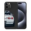 Customizable Embossed Sports Car TPU Case for Black Apple 15 Pro Max - Straight Edge Design