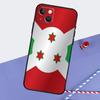 Burundi Flagge Handyhülle Für iPhone 16 Pro 15 Pro 11 12 13 14 Pro Max Mini XR 16e 15 16 Plus Hülle Schale