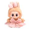 2dílná sada oblečení pro panenky Labubu, doplňky, stylová sada kawaii oblečení vhodná pro panenku Labubu o velikosti 15 cm a 17 cm
