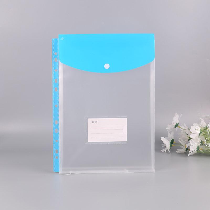 A4 Exam File Folder for Students - 11-Pocket Vertical Document Holder, Snap Closure Plastic Organizer with 3 Color Options