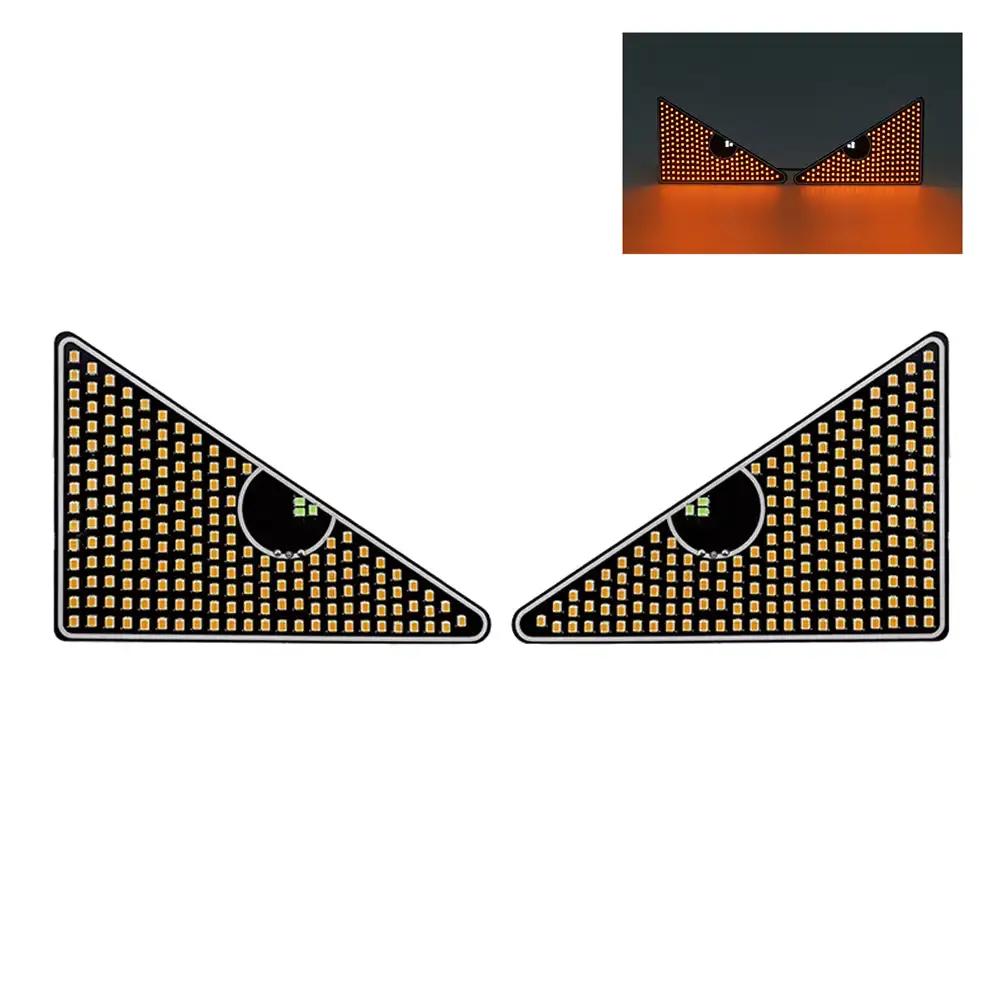 

2 шт. Автомобильный светодиодный декоративный фонарь Devil s Eye задний предупреждающий фонарь Red Devil Eye Atmosphere Light Авто аксессуары для украшения