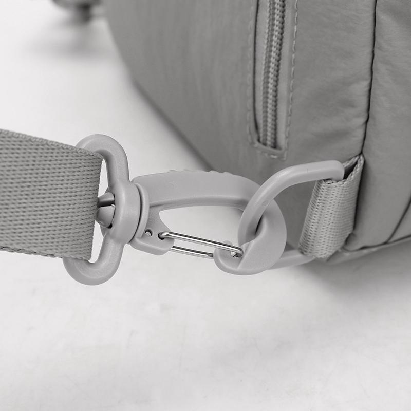 Multi-functional Chest Bag Solid Color Women's Backpack Multi-layer Men's Crossbody Bag