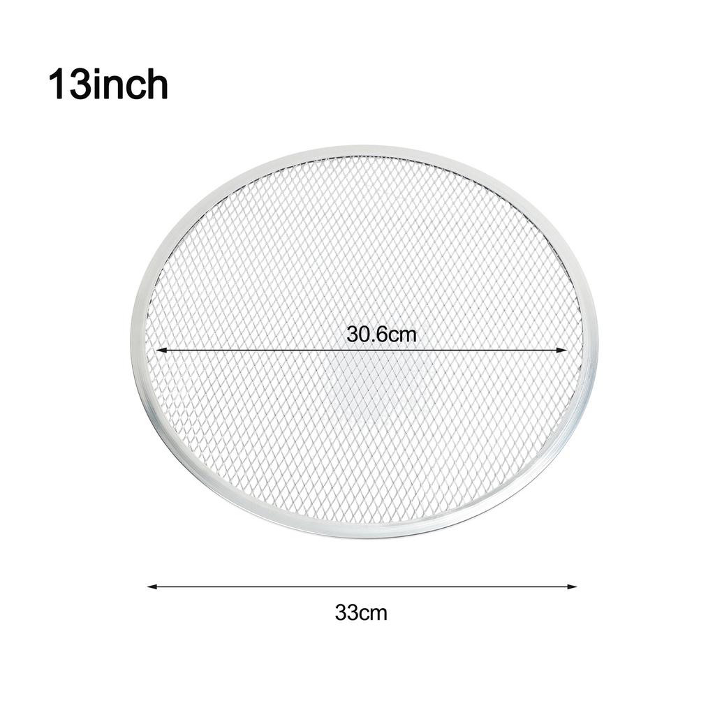 Commercial Style Aluminum Mesh Pizza Screen for Home Oven Baking Tasks