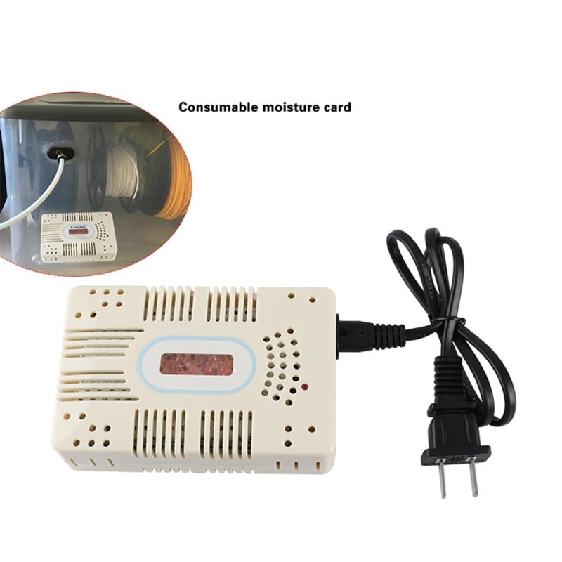 Filament Box Rechargeable Electronic Dryer Consumable Dryer 110-240V for 3D Printer Camera Pre-cision Instru