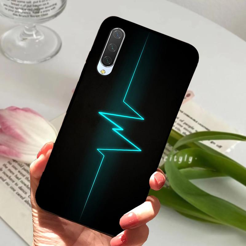 Para Xiaomi Mi 9 lite Mi A3 Funda Protectora Antigolpes Suave TPU Silicona Cubierta de Teléfono Para Xiaomi Mi9 SE Funda 9Lite 9 SE 9SE Capa Dibujos Animados