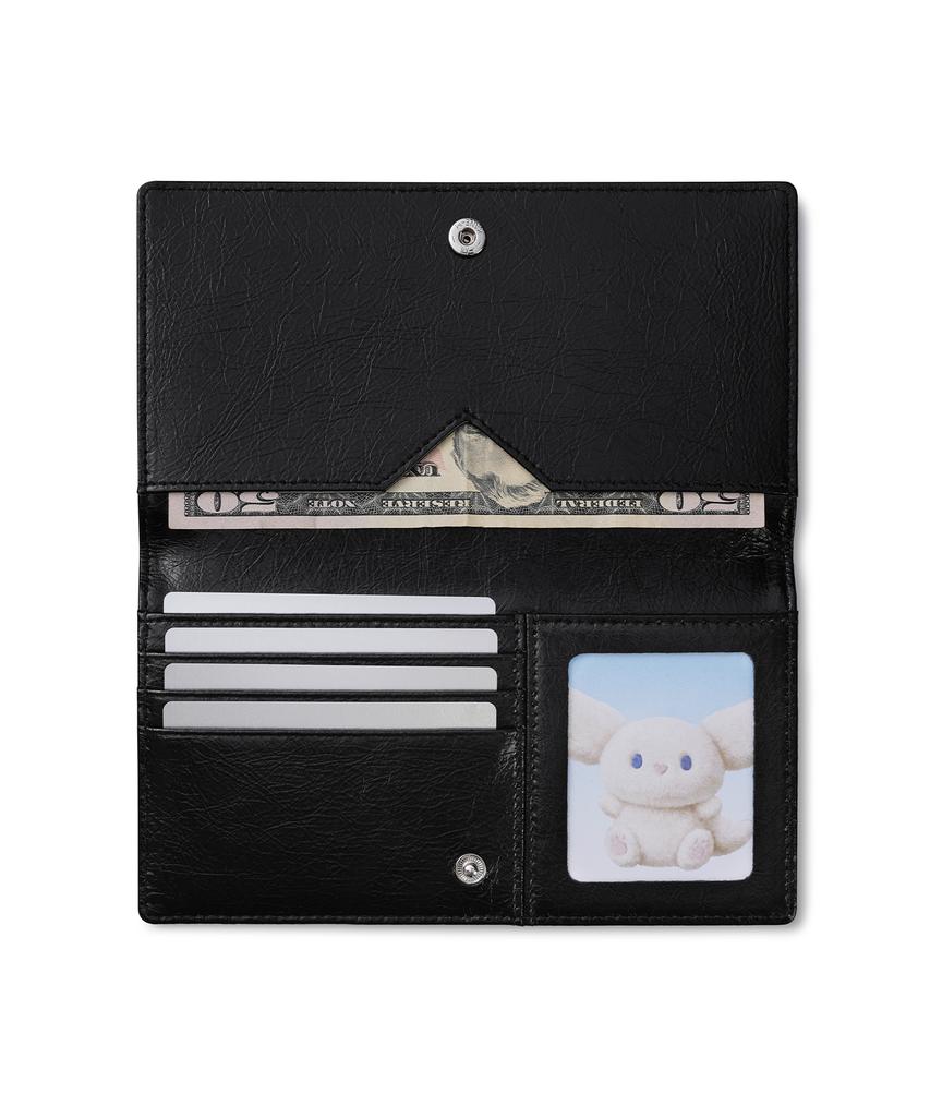 Fennec Triangle Slim Wallet – Black