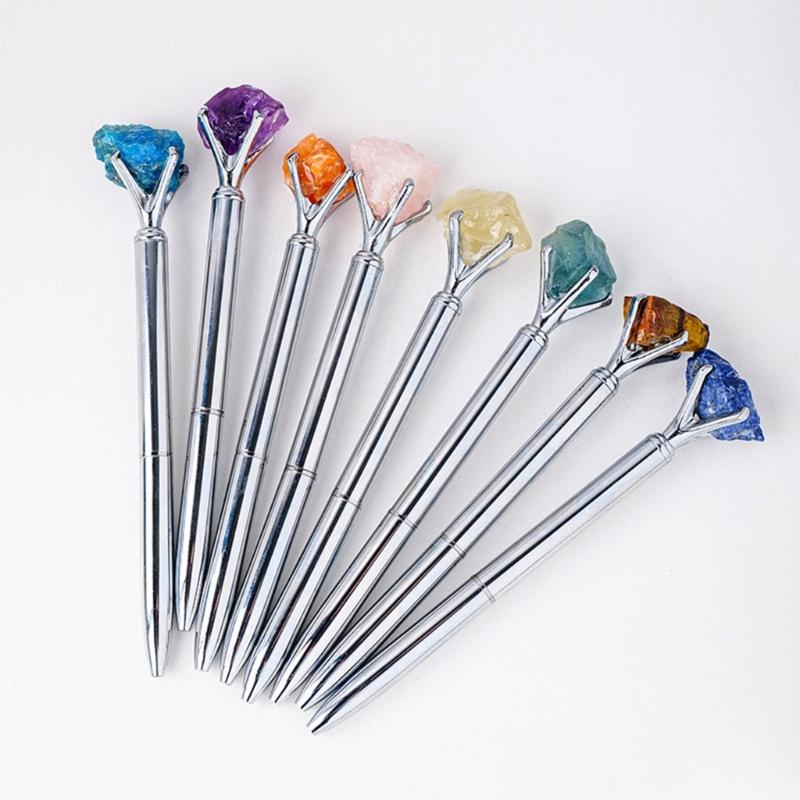 Black Ink Ballpoint Pen Natural Stone Ballpoint Pen Writing Pen Gift Pen Stationery Pen School Office Supplies