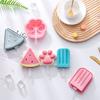 Silicone Popsicle-Molds Reusable Ice Pop-Moulds Watermelon Cat-Claw Bear Shape Mold for Children DIY Ice Popsicle-Mold