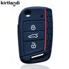 Silicone Key Cover Holder for Skoda Octavia A7 Rapid Kodiaq Fabia Seat Ibiza Leon Ateca for VW POLO Golf 7 Tiguan T-Roc T6 Case