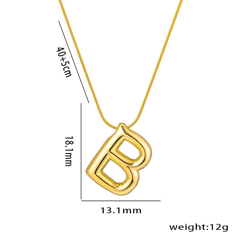 Collana con Ciondolo Lettera Alfabeto A-Z in Acciaio Inossidabile per Donna Catena a Serpente Iniziale Choker Clavicola Collane Gioielli per Regali di Compleanno