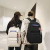 Schoolbag Schoolbag Female College Student New Burden Reduction Backpack Junior High School Korean Version Versatile Couple Large-capacity Travel