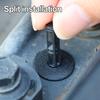 50 Stück Auto 8mm/6mm Loch Kunststoffnieten Befestigungselement Druckclip Schwarz Auto Fahrzeug Türverkleidung Panel Halterung Befestigungsclip Autozubehör