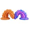 Colorful Luminous Silicone Hedgehog Anal Plug - Outdoor SM Toy for Rear Stimulation