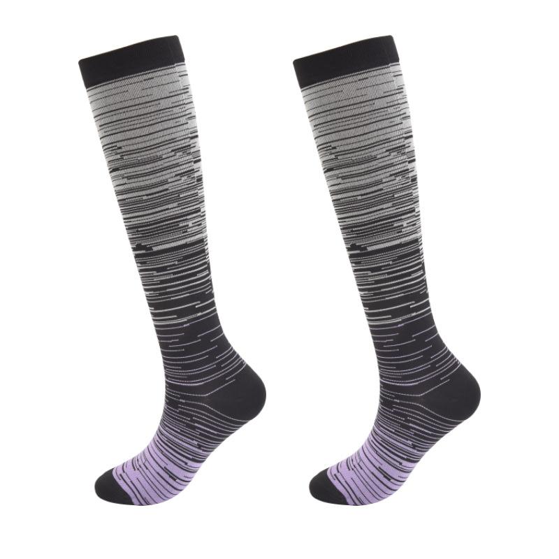 

Gradual Change Compression Socks Compression Socks Striped Long Tube Adult Long Tube Calf Socks L/XL