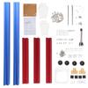 ITX Computer Open Case Bracket Good Heat Dissipation Split Hardware Structure Aluminum Alloy DIY Bare Frame for Home