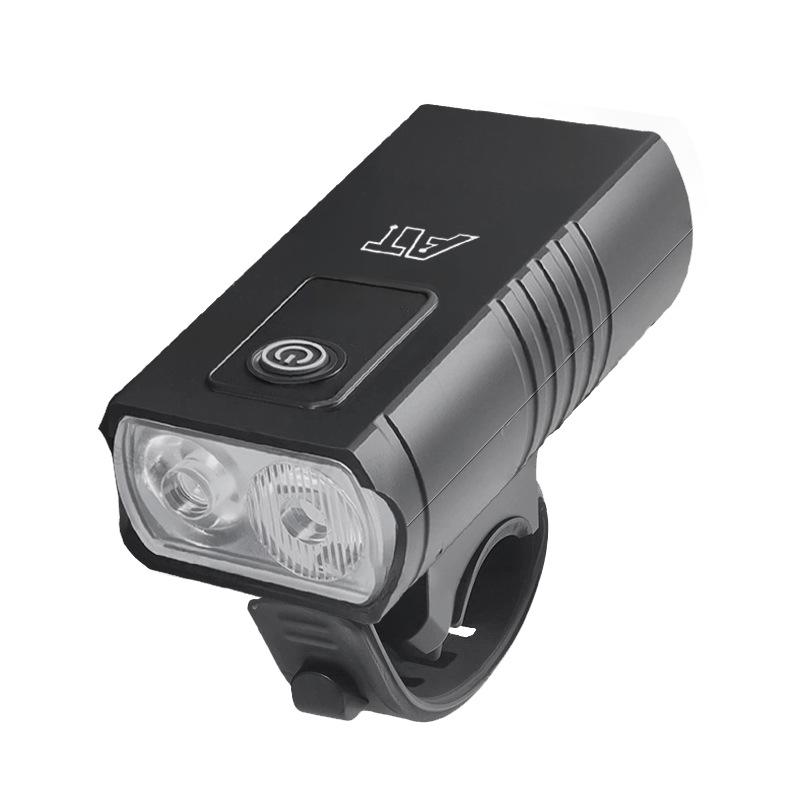 Alliage d'Aluminium Phare Avant de Vélo Faisceau Haut pour Conduite de Nuit - Ensemble Lampe de Poche Vélo Route & VTT