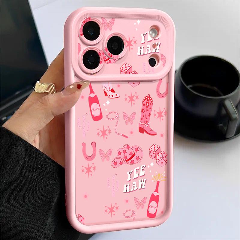 Cute Cartoon Pattern Phone Case For iPhone Air 17 16 15 14 13 12 Pro Max 17 Pro 11 16e Silicone Soft  TPU Shockproof Cover