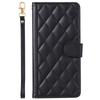 Applicable to Samsung A17/A07Phone case with houndstooth pattern and crossbody strap A56/A55/J8Card slot flip cover case