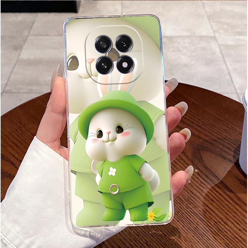 For Oppo F29 5G Cover Oppo F29 Pro 5G Case Clear Luxury Cute Love Heart Rabbit Funny Cartoon Painting TPU Soft Silicone Casing