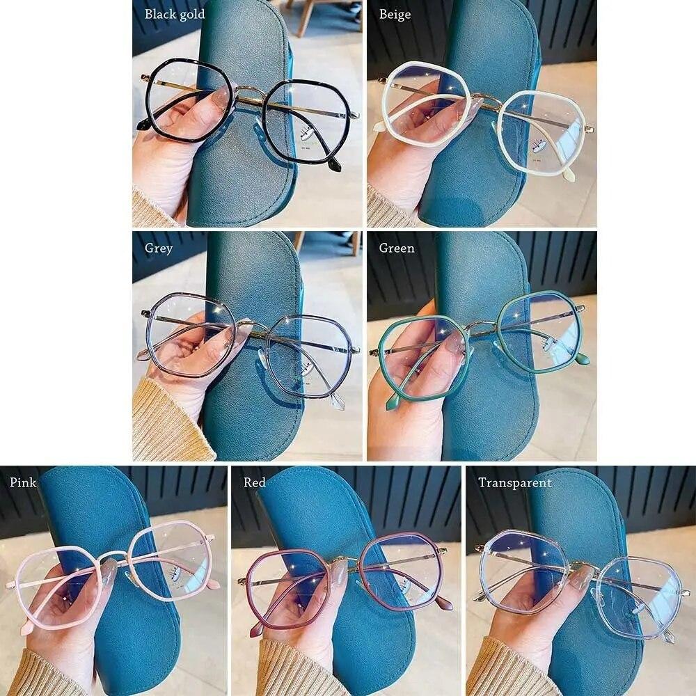 Fashion Anti-Blue Light Glasses Women Men Square Optical Frame Eye Protection Ultra Light Eyeglasses Office Computer Goggles