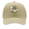 Cute Leopard Bow Owl Sitting On Branch Sandwich Baseball Cap Unisex Women Sun Cap Outdoor Workouts Hat