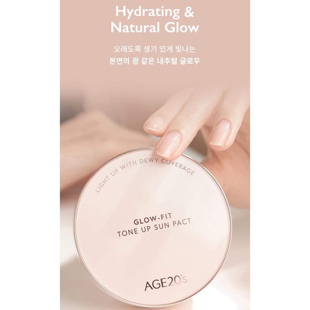 [AGE20'S] Glow Fit Tone Up Sonnenpuder (SPF50+/PA++++)