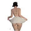 Sex Lingerie Playful Maid Playing Suit Suspender Nightdress Exposed Sexy Pussy Pure Desire Qqny Pajamas Cute