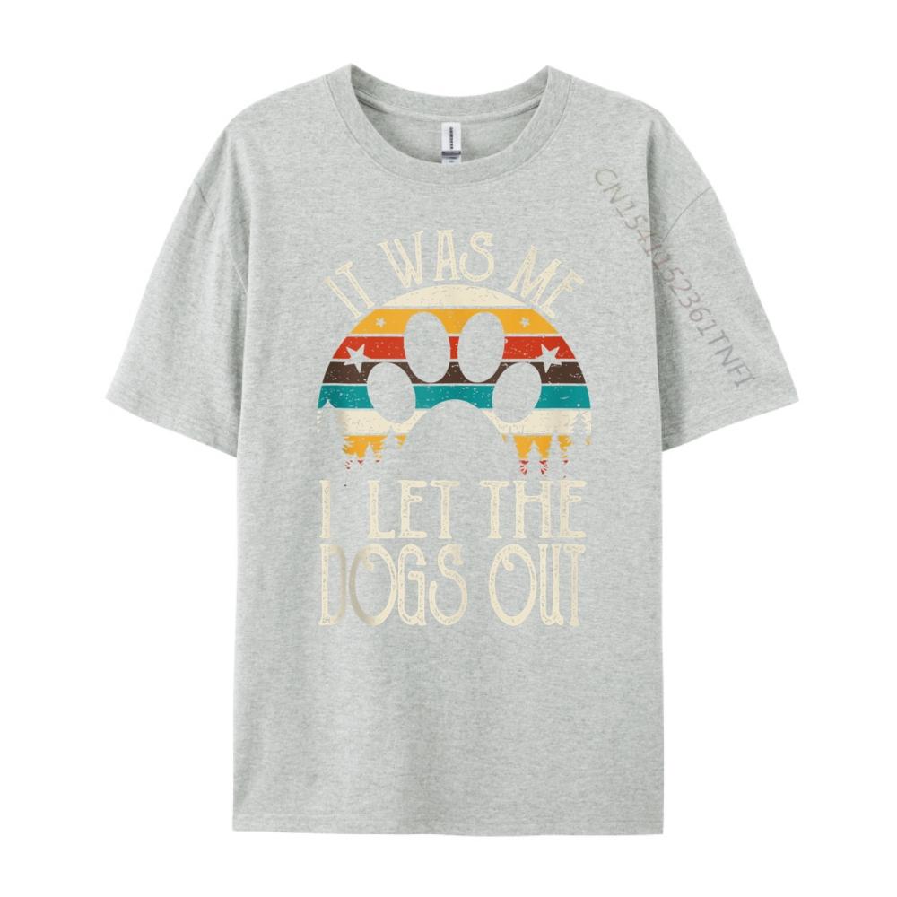 It Was Me I Let The Dogs Out Puppy Luxury Designer Shirts For Men Party