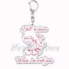 Singer Lana Del Rey Keychain for Accessories Bag Pendant Born To Die Ultraviolence Key Chain Ring Keychains Jewelry Fans Gift
