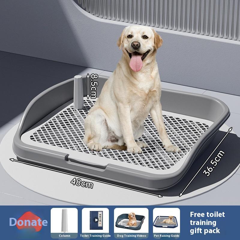 Toaleta do treningu czystości dla psa, Plastikowy uchwyt na podkładki do sikania dla psa ze zdejmowaną siatką, Trener czystości dla psa wielokrotnego użytku, Kuweta dla psa dla zwierząt domowych Up