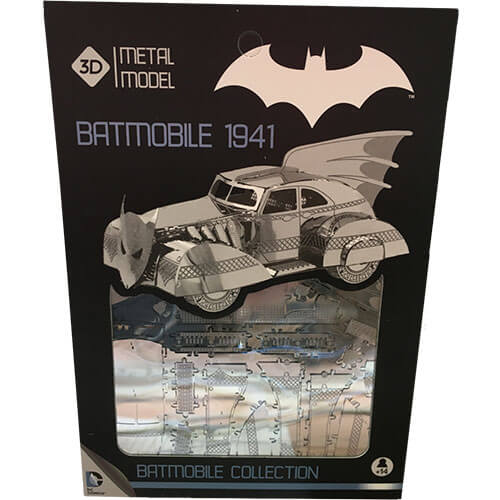 thumbnail interactive-video image 1 of Fascinations Metal Earth Batman Classic TV Series Batmobile - 3D Metal Model Kit, DIY Assembly 1 of 11
