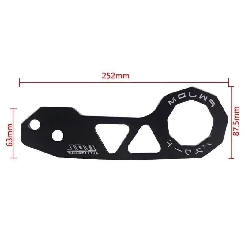 GM Racing Aluminium Heckstoßstange Anhänger mit Abschlepphaken